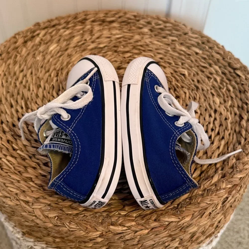 Converse Kids Classic Blue Sneakers - 7